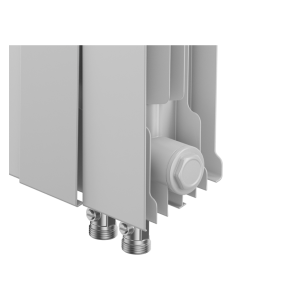 Радиатор биметаллический Royal Thermo PianoForte Bianco Traffico VDR 500 x 100 10 секций (нижнее подключение).