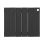 Радиатор биметаллический Royal Thermo PianoForte Noir Sable VDR 300 x 100 6 секц. (нижн. подкл.)