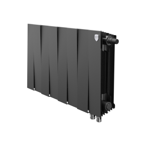 Радиатор биметаллический Royal Thermo PianoForte Noir Sable VDR 300 x 100 8 секц. (нижн. подкл.)