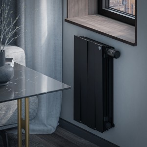 Радиатор биметаллический Royal Thermo PianoForte Noir Sable VDR 500 x 100 4 секц. (нижн. подкл.)