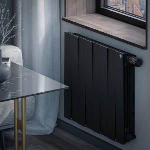 Радиатор биметаллический Royal Thermo PianoForte Noir Sable VDR 500 x 100 8 секц. (нижн. подкл.)