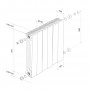Радиатор биметаллический Royal Thermo PianoForte Noir Sable VDR 500 x 100 12 секц. (нижн. подкл.)
