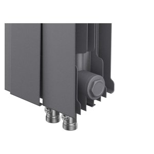 Радиатор биметаллический Royal Thermo PianoForte Silver Satin VDR 300 x 100 8 секц. (нижн. подкл.)