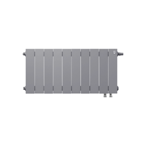 Радиатор биметаллический Royal Thermo PianoForte Silver Satin VDR 300 x 100 10 секц. (нижн. подкл.)