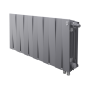 Радиатор биметаллический Royal Thermo PianoForte Silver Satin VDR 300 x 100 12 секц. (нижн. подкл.)