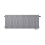 Радиатор биметаллический Royal Thermo PianoForte Silver Satin VDR 300 x 100 12 секц. (нижн. подкл.)