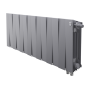Радиатор биметаллический Royal Thermo PianoForte Silver Satin VDR 300 x 100 14 секц. (нижн. подкл.)