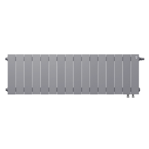 Радиатор биметаллический Royal Thermo PianoForte Silver Satin VDR 300 x 100 16 секц. (нижн. подкл.)