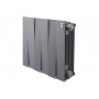 Радиатор биметаллический Royal Thermo PianoForte Silver Satin VDR 300 x 100 6 секц. (нижн. подкл.)