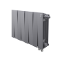 Радиатор биметаллический Royal Thermo PianoForte Silver Satin VDR 300 x 100 8 секц. (нижн. подкл.)