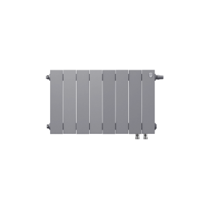 Радиатор биметаллический Royal Thermo PianoForte Silver Satin VDR 300 x 100 8 секц. (нижн. подкл.)