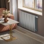 Радиатор биметаллический Royal Thermo PianoForte Silver Satin VDR 500 x 100 12 секц. (нижн. подкл.)