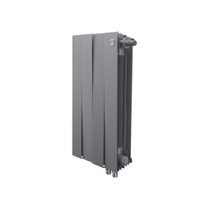 Радиатор биметаллический Royal Thermo PianoForte Silver Satin VDR 500 x 100 4 секц. (нижн. подкл.)
