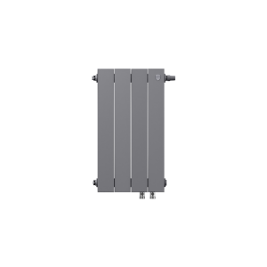 Радиатор биметаллический Royal Thermo PianoForte Silver Satin VDR 500 x 100 4 секц. (нижн. подкл.)