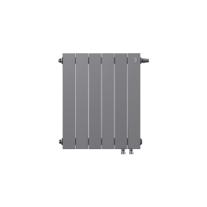 Радиатор биметаллический Royal Thermo PianoForte Silver Satin VDR 500 x 100 6 секц. (нижн. подкл.)