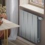 Радиатор биметаллический Royal Thermo PianoForte Silver Satin VDR 500 x 100 8 секц. (нижн. подкл.)