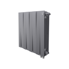 Радиатор биметаллический Royal Thermo PianoForte Silver Satin VDR 500 x 100 8 секц. (нижн. подкл.)