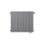 Радиатор биметаллический Royal Thermo PianoForte Silver Satin VDR 500 x 100 8 секц. (нижн. подкл.)