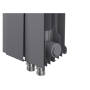 Радиатор биметаллический Royal Thermo PianoForte Silver Satin VDR 500 x 100 4 секц. (нижн. подкл.)