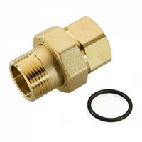STOUT Разъемное соединение "американка" ВН, уплотнение под гайкой o-ring кольцо 3/8"