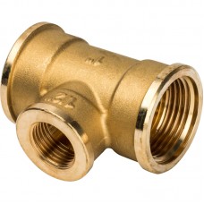 STOUT Тройник ВВ переходной 1"х1/2"х1"