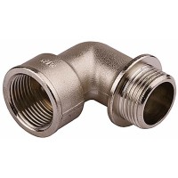 STOUT Угольник с упором НВ никелированный 3/8"