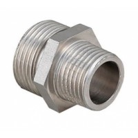 STOUT Ниппель НН переходной никелированный 1"х1/2"