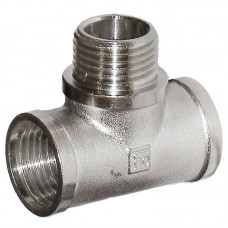 STOUT Тройник ВНВ никелированный 1"x1"x1"
