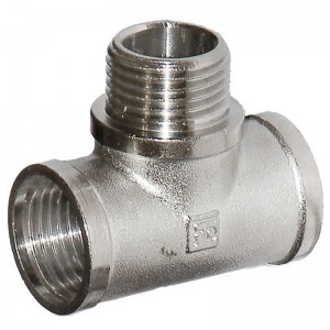 STOUT Тройник ВНВ никелированный 3/4"x3/4"x3/4"