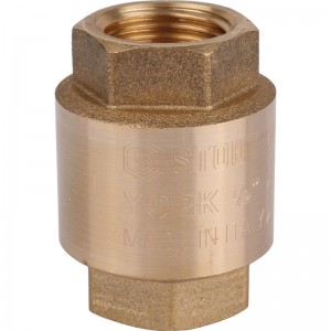 STOUT 3/4" Клапан обратный пружинный муфтовый с пластиковым седлом